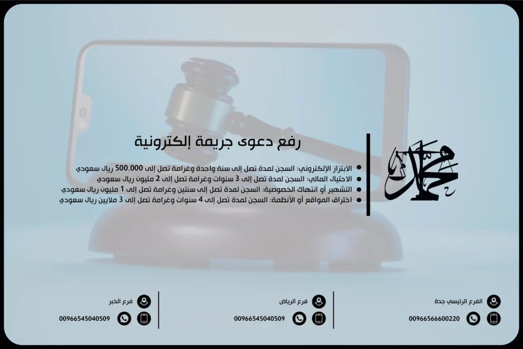 رفع دعوى جريمة إلكترونية