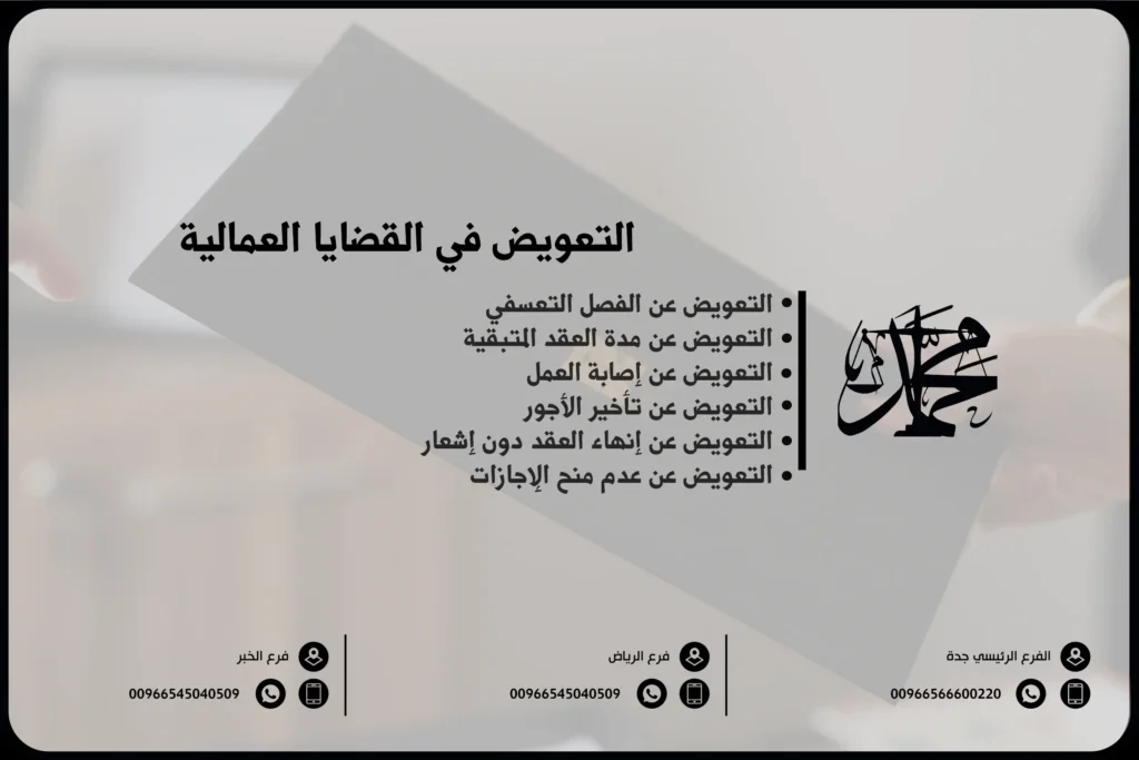 التعويض في القضايا العمالية